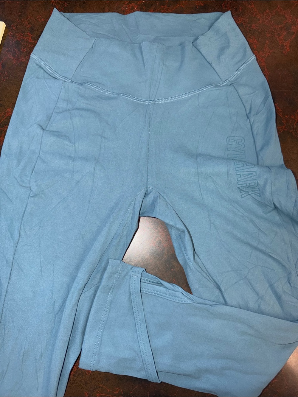 Gymshark Kids Light Blue Seamless Leggings